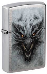 Zippo Dragon Design Linen Weave Windproof Lighter | 48732