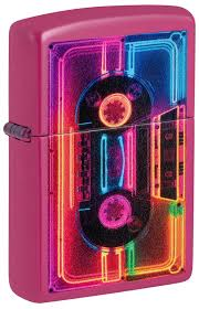 Zippo Neon Cassette Design Windproof Lighter | 46693