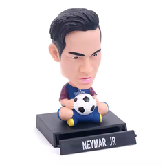 Neymar Football Player Toy Figurine with Ball - Soccer Collectible Toy Model
