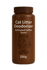 Cat Litter Deodorizer 250g - Activated Coffee Scent - Brown | PET-CLD-BRN01