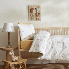 Karaca Home Baby Sunshine Duvet Cover Set - Soft Baby Bedding Set | 200.22.11.0215