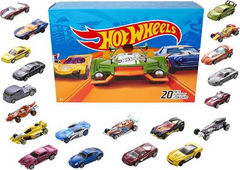 Hot Wheels 20-Car Gift Pack with Different Styles