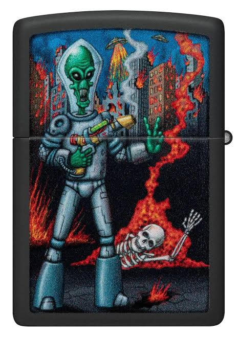 Zippo Alien Attack Design Windproof Lighter | 46250