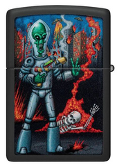 Zippo Alien Attack Design Windproof Lighter | 46250