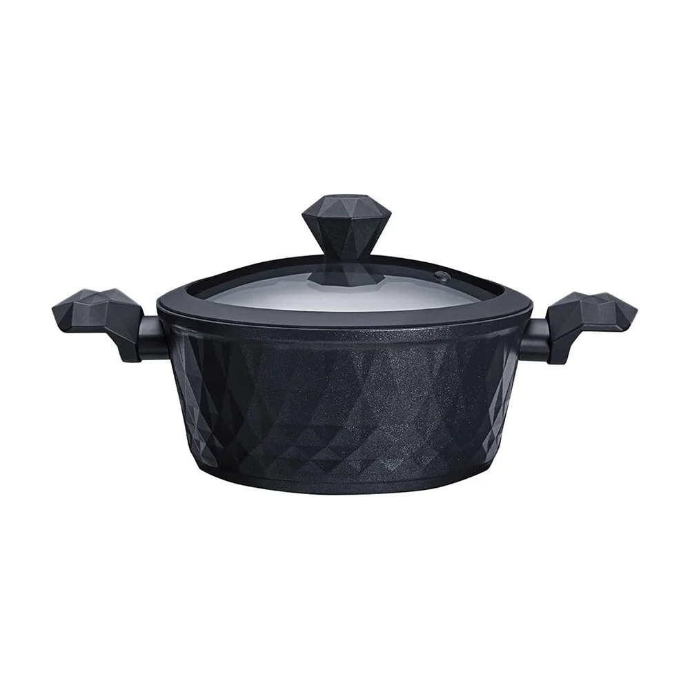 Karaca Bio Diamond Antibacterial Handle Induction Based Pot - 24 cm, 4 L | 153.03.08.0423