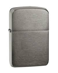 Zippo 1935 Replica with Slashes Brushed Chrome Windproof Lighter | 1935