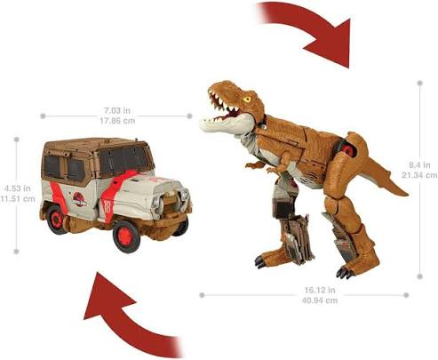 Jurassic World Fierce Changers 2-in-1 T-Rex to Truck