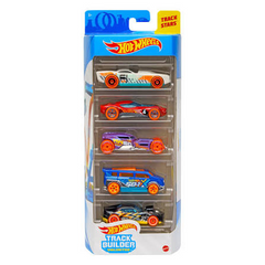 Hot Wheels 5-Car Pack Track Builder Unlimited