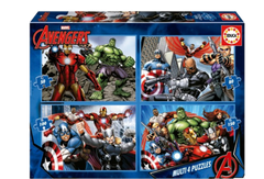 Educa 16331 - Marvel Avengers Multi 4 Puzzle Set (50 + 80 + 100 + 150 Pieces) | 16331