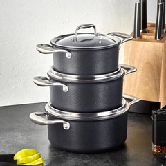 Karaca Bio Diamond Pro Induction Based 6-Piece Cookware Set | 153.03.07.9035