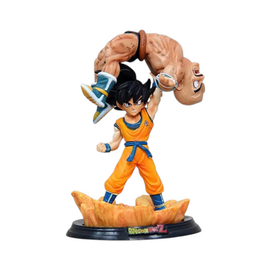 Dragon Ball Z Goku Effortlessly Defeats Nappa 12CM Anime PVC Figure
