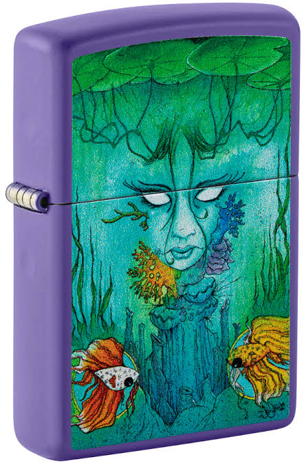 Zippo Sean Dietrich "Brackish" Purple Matte Windproof Lighter | 48630