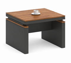 Valencia Coffee Table, Brown + Dark Grey - 600*600*420mm | B302-1-S (600)