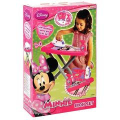 Disney Minnie Mouse Ironing Board Play Set with Accessories - Kids Pretend Play Toy | 01959