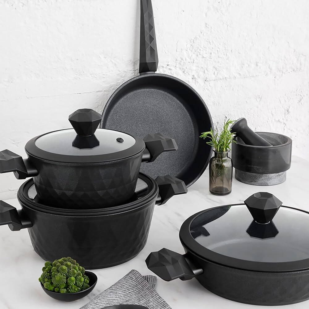 Karaca Bio Diamond 7-Piece Cookware Set - Basic Series | 153.03.08.1074