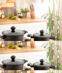Karaca Bio Diamond 7-Piece Cookware Set - Basic Series | 153.03.08.1074