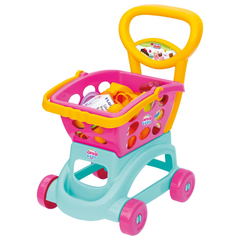 Disney Frozen Market Trolley Toy with Basket & Accessories - Kids Shopping Cart Play Set | 03599