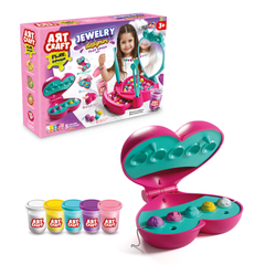 Dede Art Craft Jewelry Designer Play Dough Set - Creative Jewelry Making Kit (5 × 56 g) | 03849