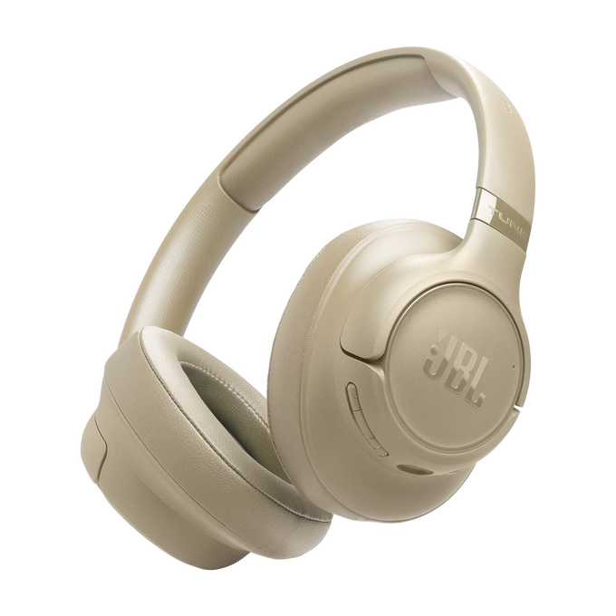 سماعات JBL Tune 730BT اللاسلكية بلوتوث فوق الأذن - بيج