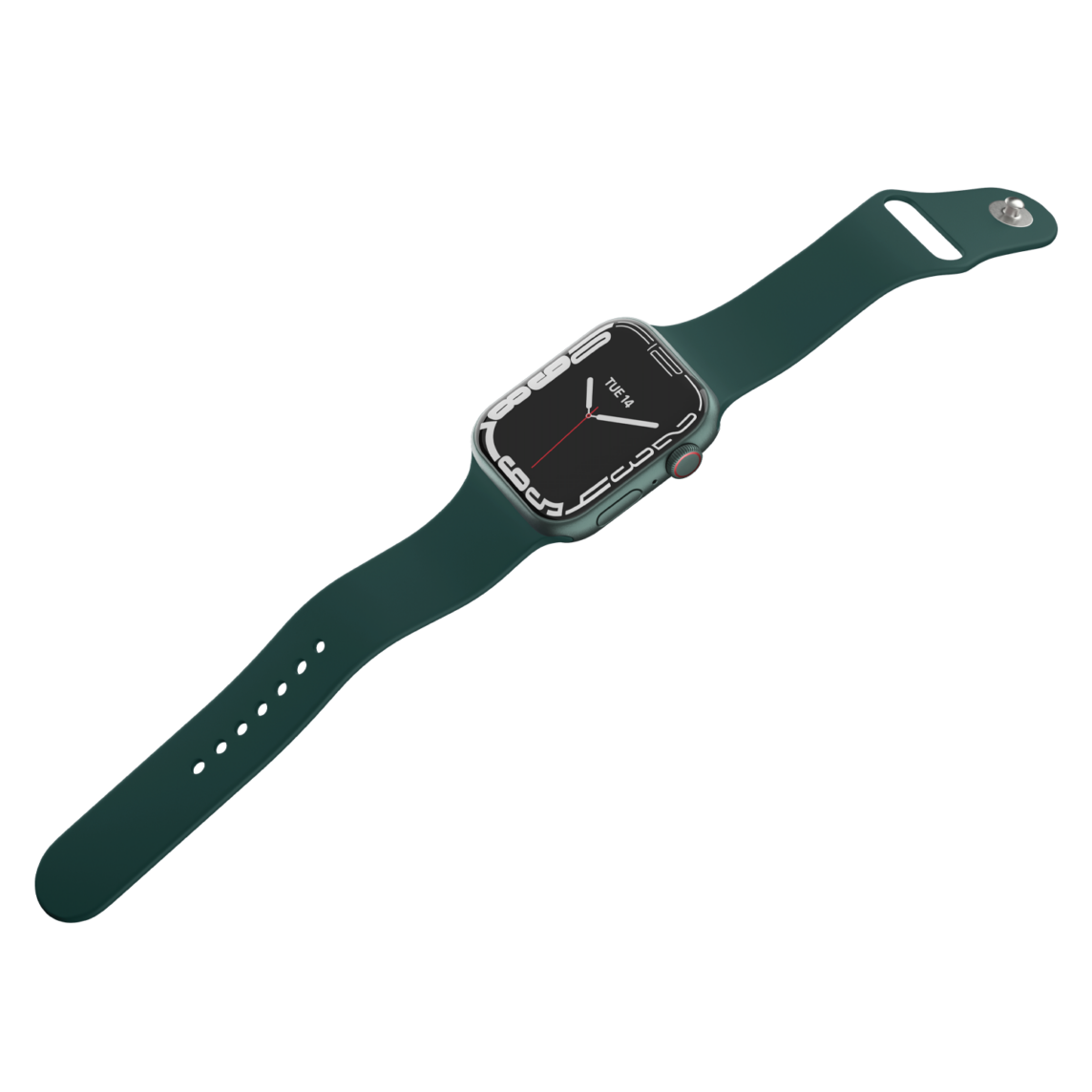 Porodo Smart Watch Series 8, Green| PD-SW8ALU-GN