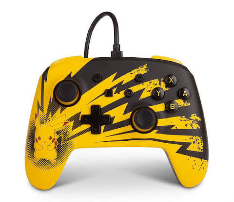 PowerA Pokemon Enhanced Wired Controller for Nintendo Switch - Pikachu Lightning