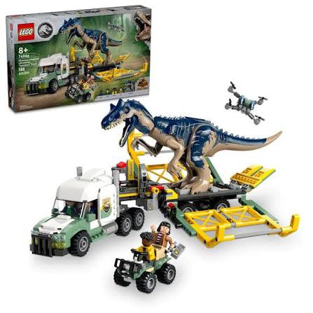 LEGO Jurassic World Dinosaur Missions Allosaurus Transport Truck 588 Pieces | 76966