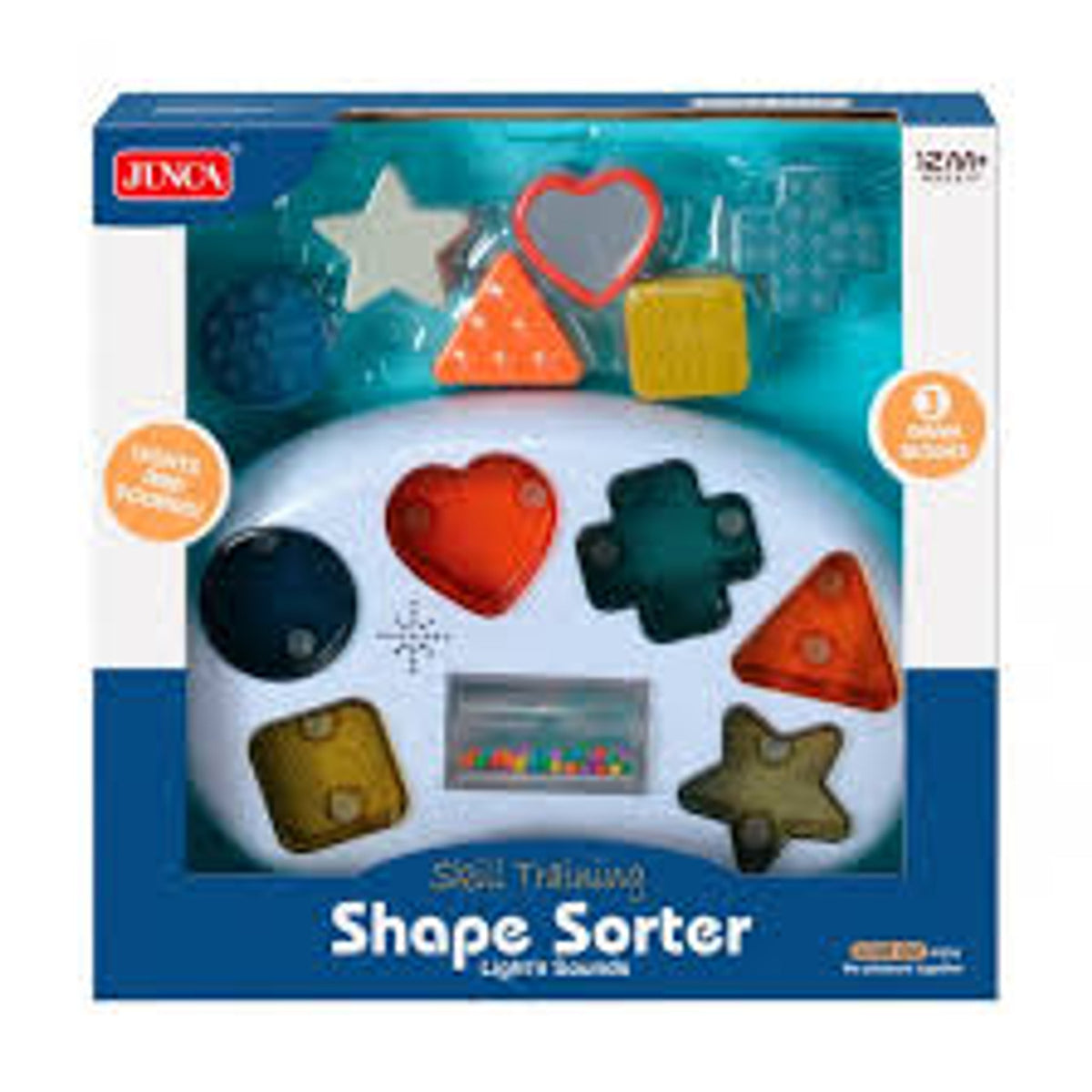 Shape Sorter Light & Sound Activity Toy - 3 Game Modes | RJ6805