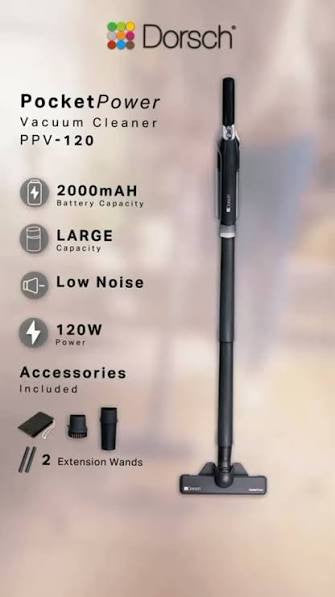 Dorsch PPV-120 Pocket Power Vacuum | DH-07030