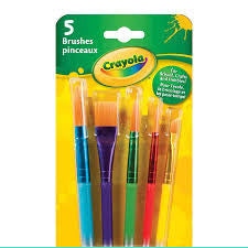 Crayola 5 Paint Brushes | CY3007