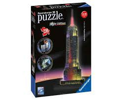 Ravensburger Empire State B. - إصدار الليل 216 قطعة | RV12566-1