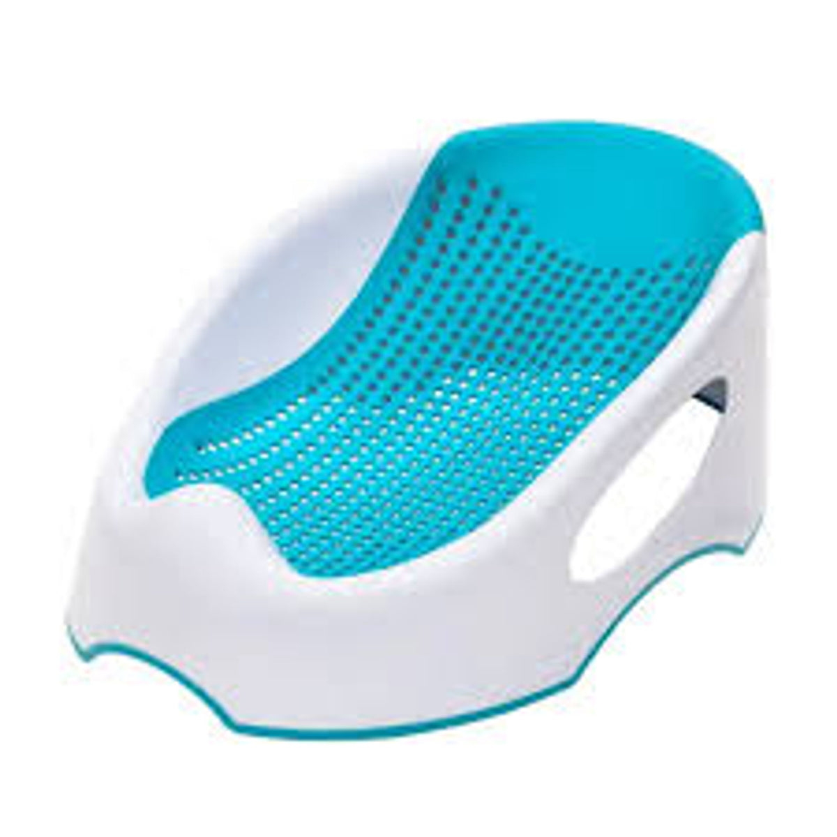 Baby Bath Support Seat – Soft Non-Slip Newborn Bathtub Cradle (Blue) | 1611