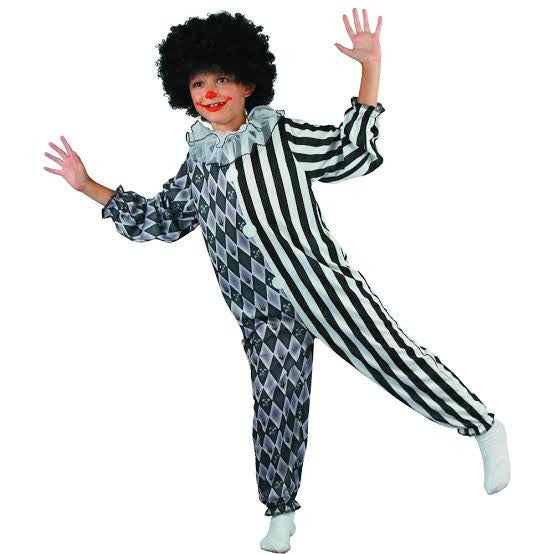 Men’s Black & White Harlequin Costume | 093304