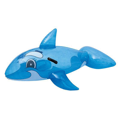 Jilong Transparent Whale Ride-On Inflatable Float 135x73x60cm Age 3+ | 37215