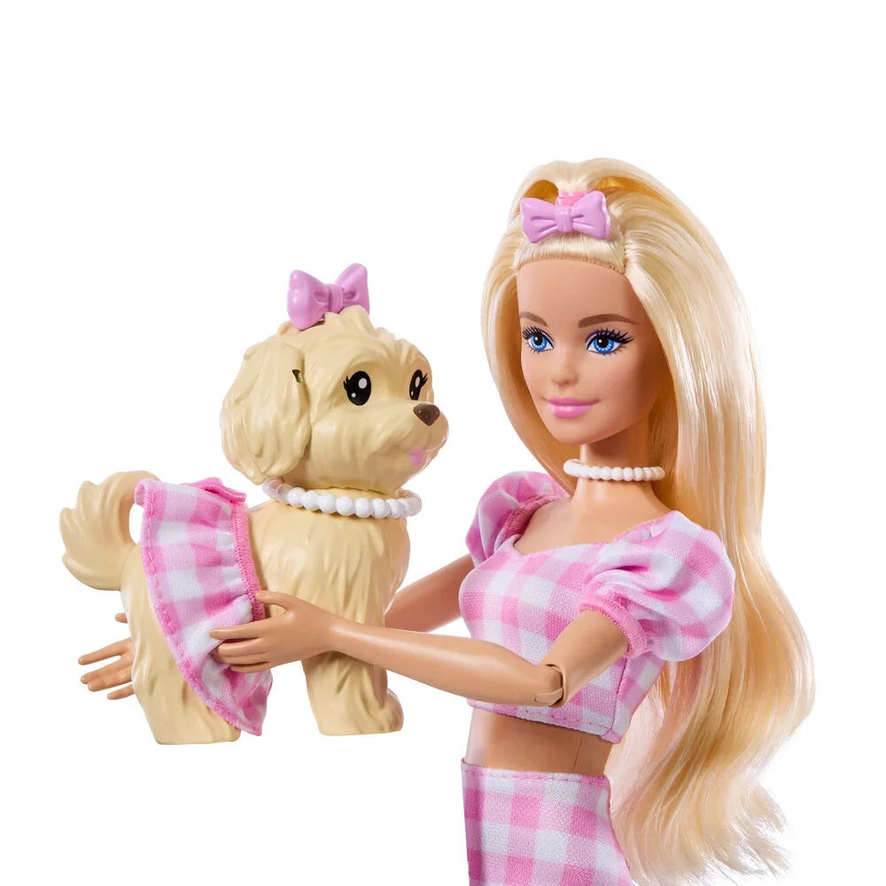 Barbie Doll & Puppy Slumber Party Playset | HXN01