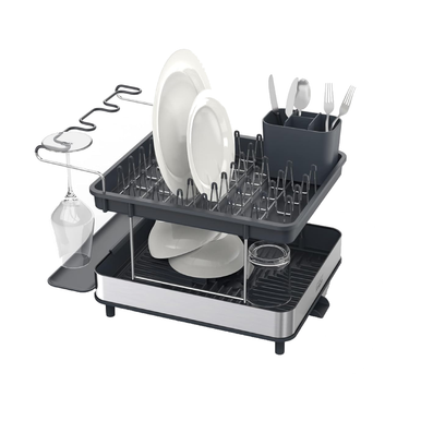 Joseph Joseph Excel - Steel 2-tier Stainless-steel Dish Rack | 851647