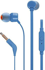 سماعات أذن داخلية سلكية JBL T110 Pure Bass زرقاء | JBLT110BLU