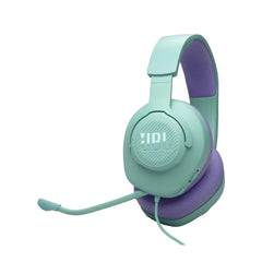 JBL Quantum 100 M2 Wired Over-Ear Gaming Headphones - Cyan