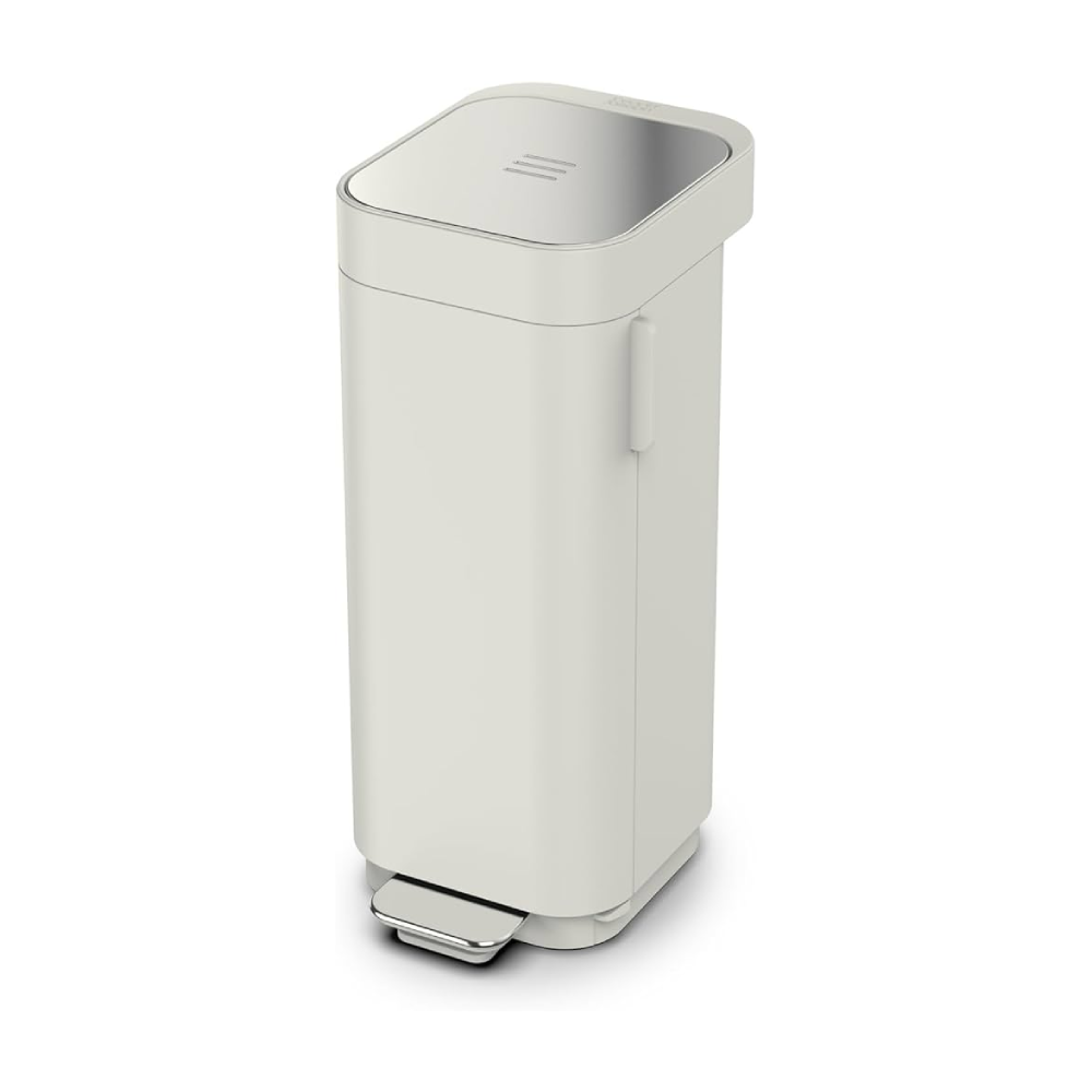 Joseph Joseph Porta 40L Easy-Empty Pedal Bin - Concrete Grey | 30123