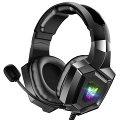 Onikuma Wired RGB Gaming Headset - Black | K8