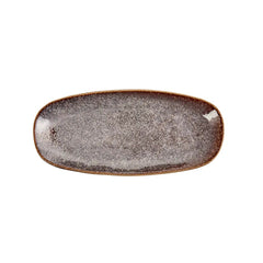 Karaca Agathe Earth Flat Plate - Stoneware Dinner Plate - Earth Tones