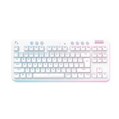 Logitech Aurora Collection Logitech G713 Wired Mechanical Gaming Keyboard With LIGHTSYNC RGB Lighting, White Mist