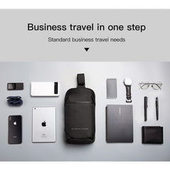 Kingsons Multifunctional Chest Bag Black | KS3211W