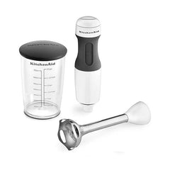 KitchenAid 2 Speed Hand Blender 180 Watts White | 5KHB1231-WHT