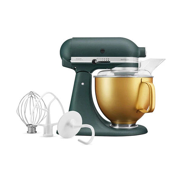 KitchenAid Artisan Stand Mixer Pebbled Palm 4.8L Gold Bowl | 5KSM156VGEPP
