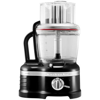 KitchenAid 4L Artisan Food Processor Black & Red | 5KFP1644EOB