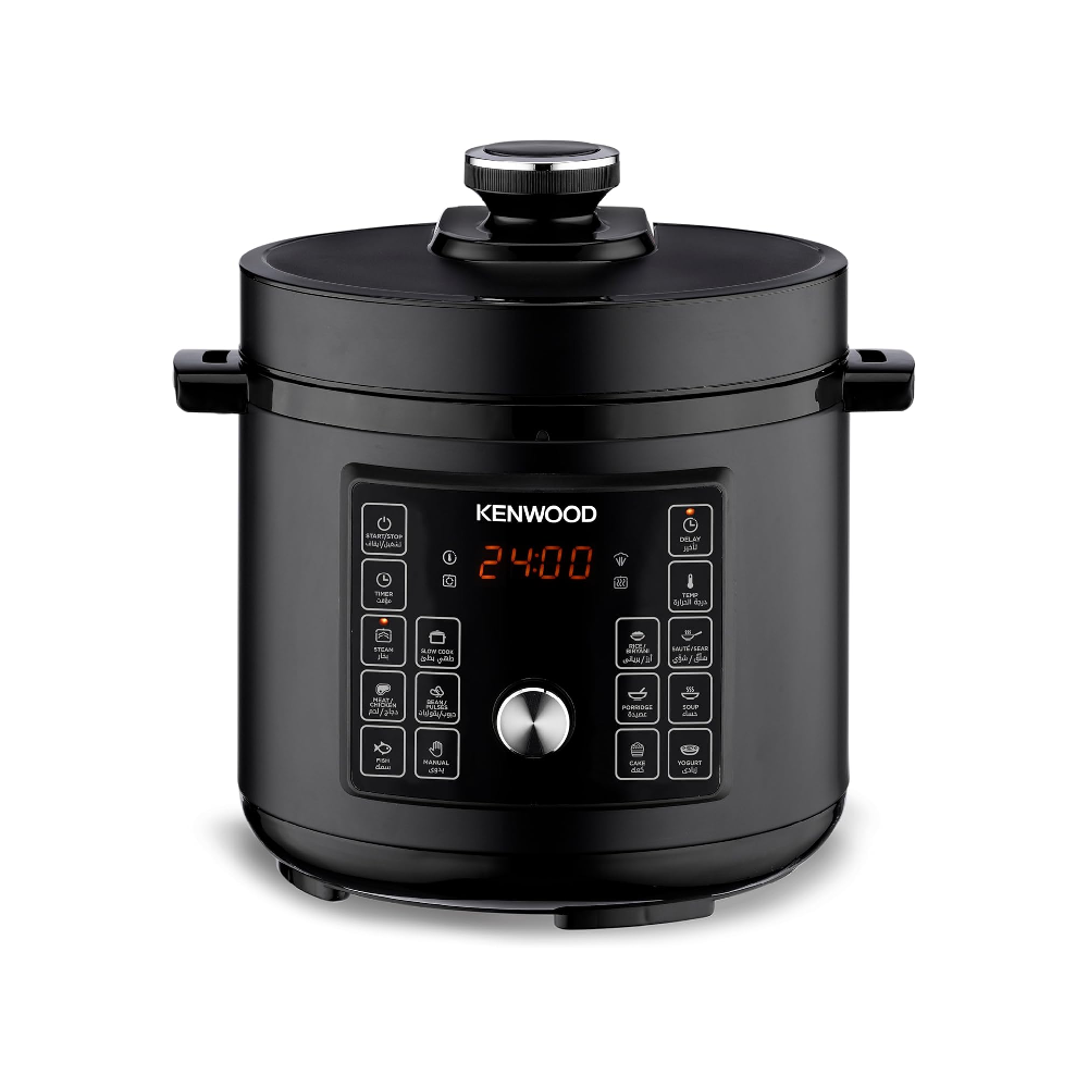 Kenwood Electric Pressure Cooker 8L Smart Steam Pot 16-in-1 Multifunctional Programmable Multicooker | PCM95.000BK
