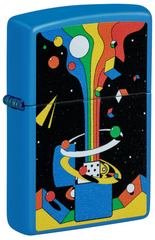 Zippo Cosmic Zippo Design Sky Blue Matte Windproof Lighter | 46155
