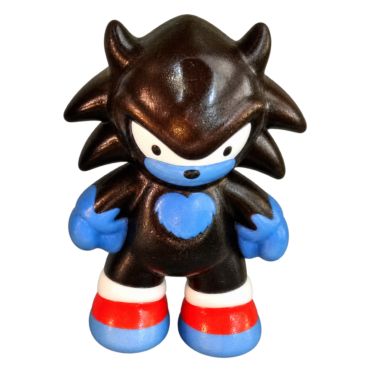 Hedgehog Character Squeeze Toy - Black & Blue Design | AL1104-BLK-BLU