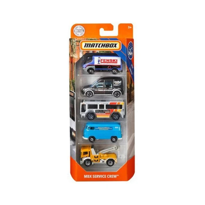 Mattel Matchbox 5-Pack Die-Cast Assorted