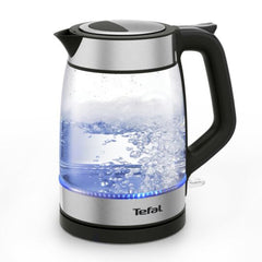 tefal Glass Kettle 1.7L 2200W - Black / Stainless Steel | KI605827